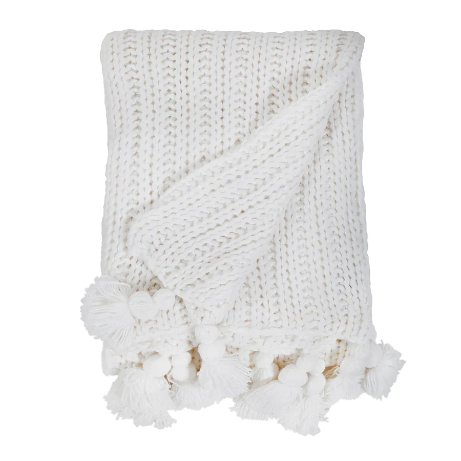 Anacapa Oversized Throw, White - Image 7