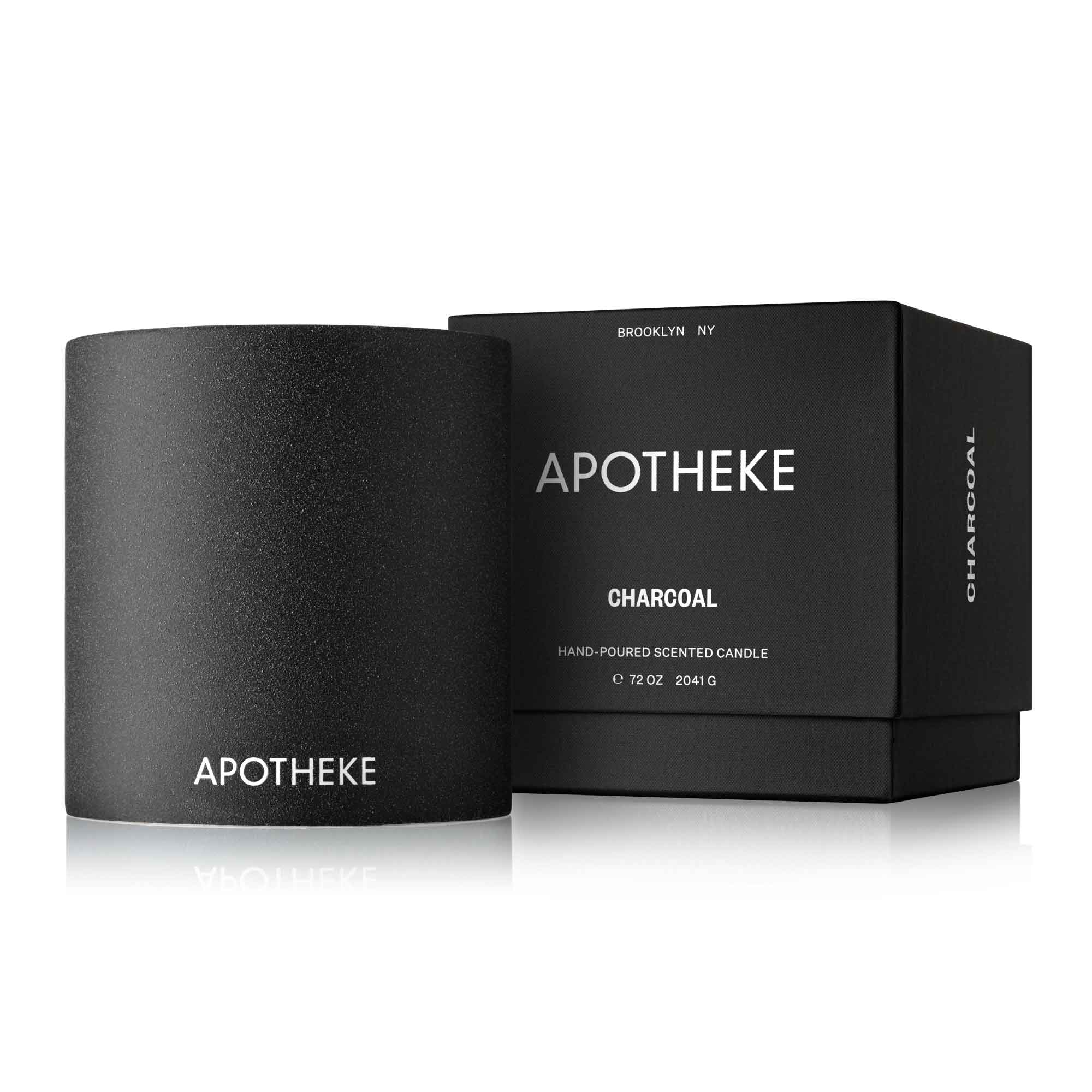 Apotheke Concrete 4-Wick Candle, Charcoal - Image 8