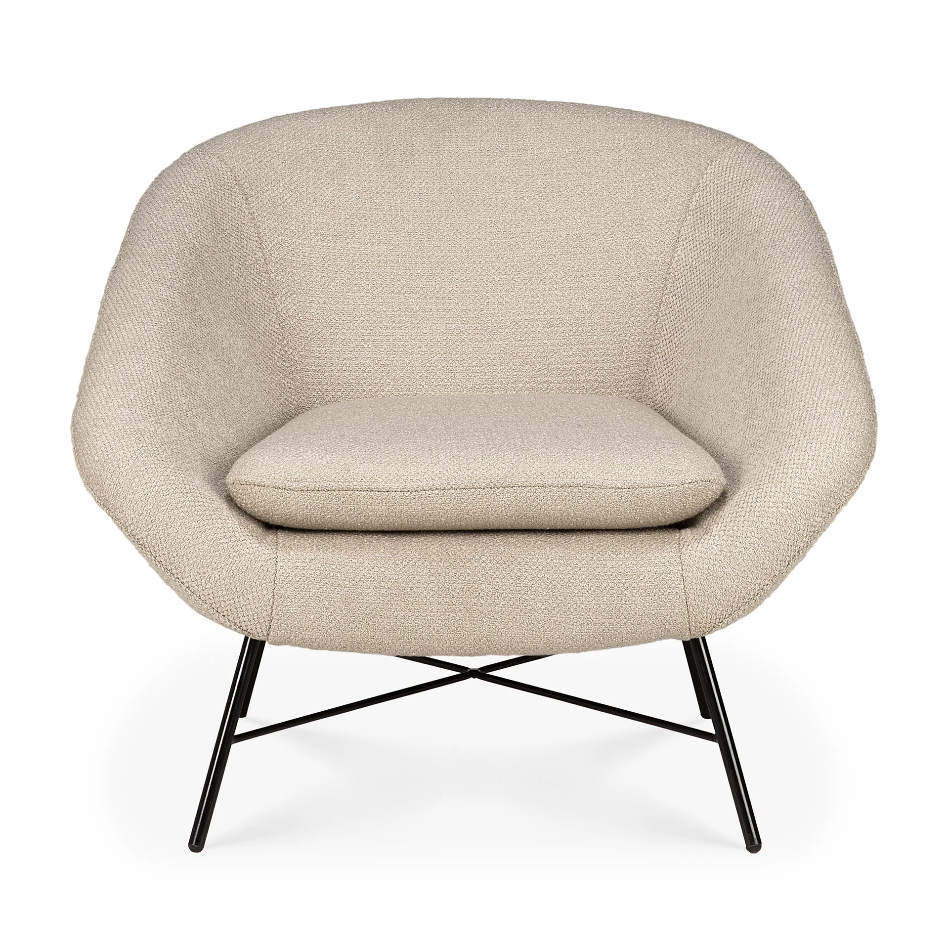 Barrow Lounge Chair, Off White - Image 4