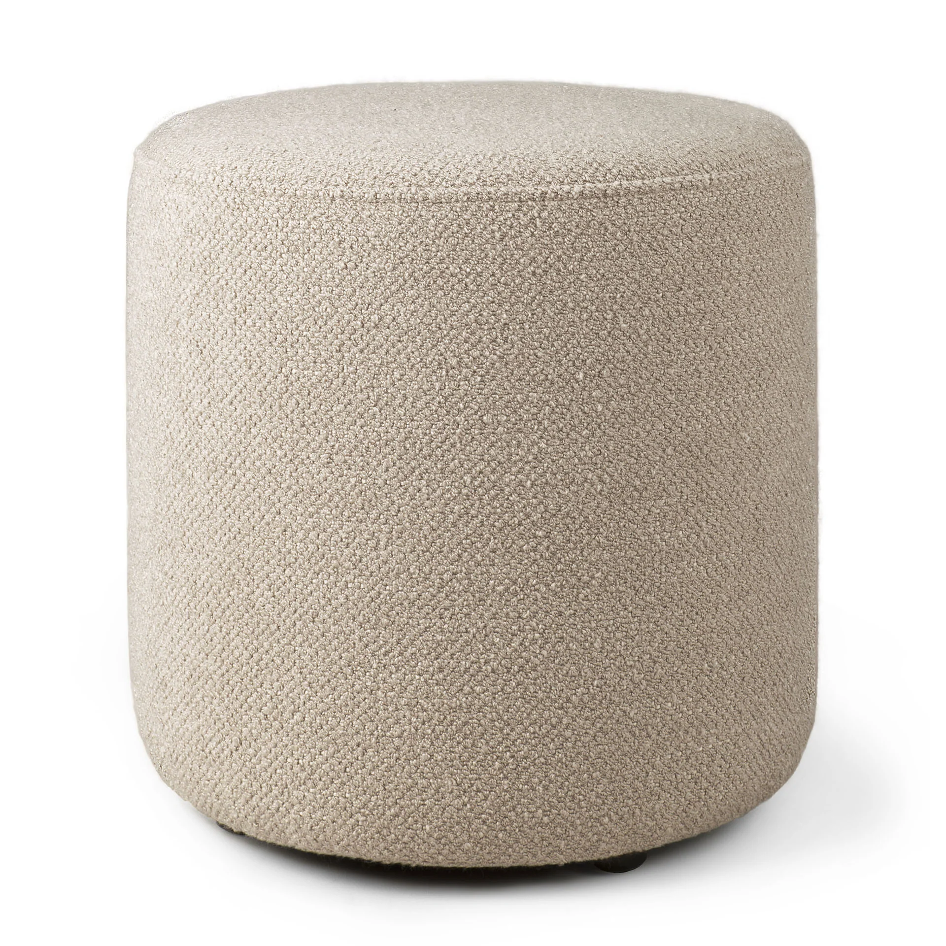 Barrow Pouf, Off White, 15.5" - Image 4