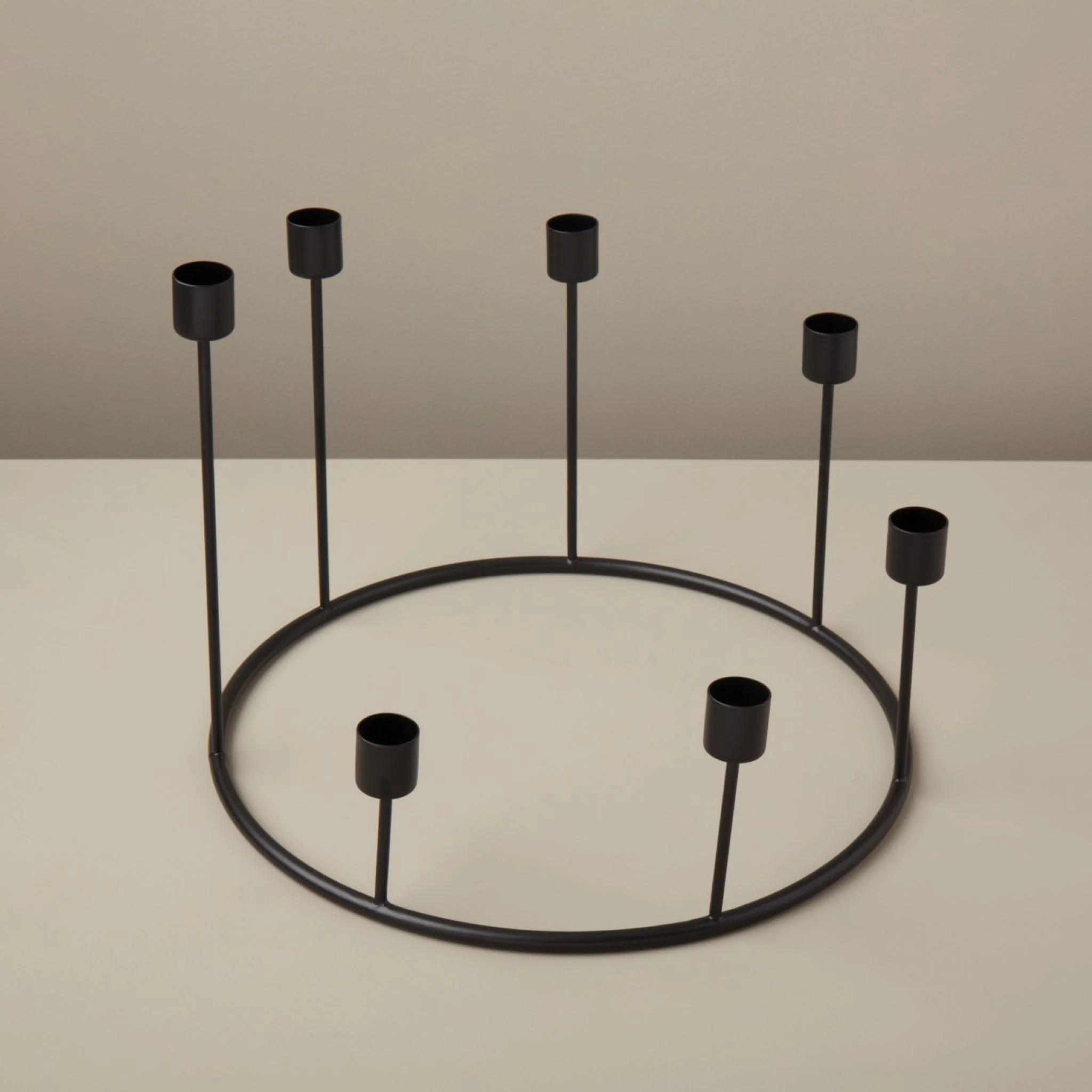 Kent Black Candlestick Wreath, Large - Image 2