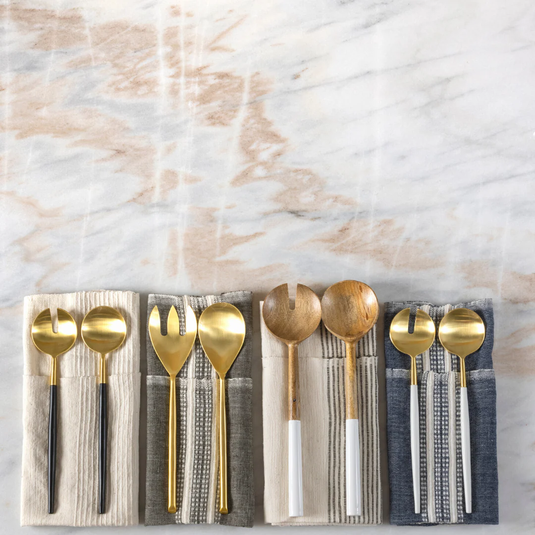 Black & Gold Serving Set - Image 3