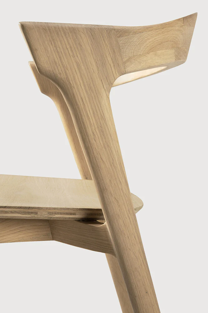 Bok Solid Oak Dining Chair, Varnished - Image 5
