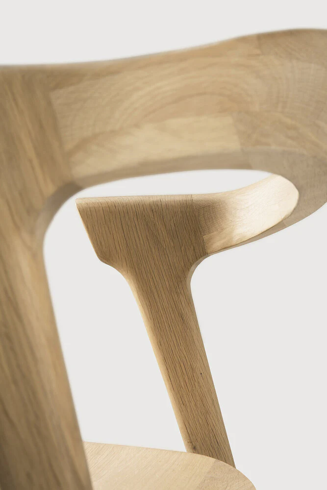Bok Solid Oak Dining Chair, Varnished - Image 6