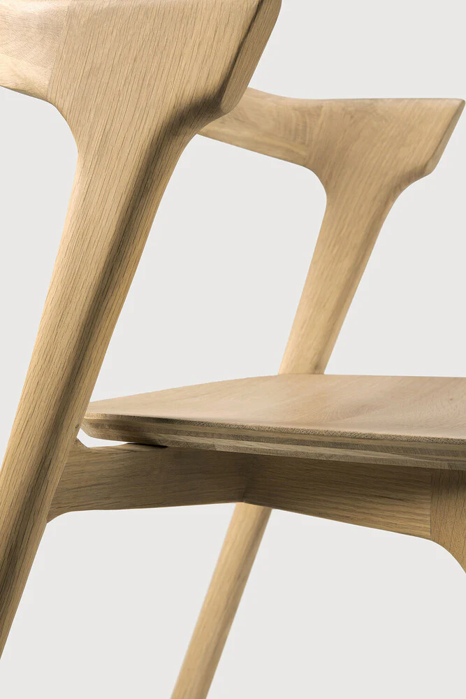 Bok Solid Oak Dining Chair, Varnished - Image 8