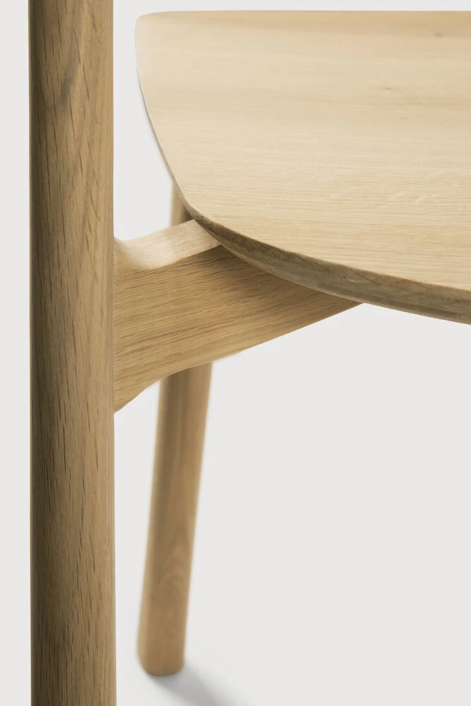 Bok Solid Oak Dining Chair, Varnished - Image 9