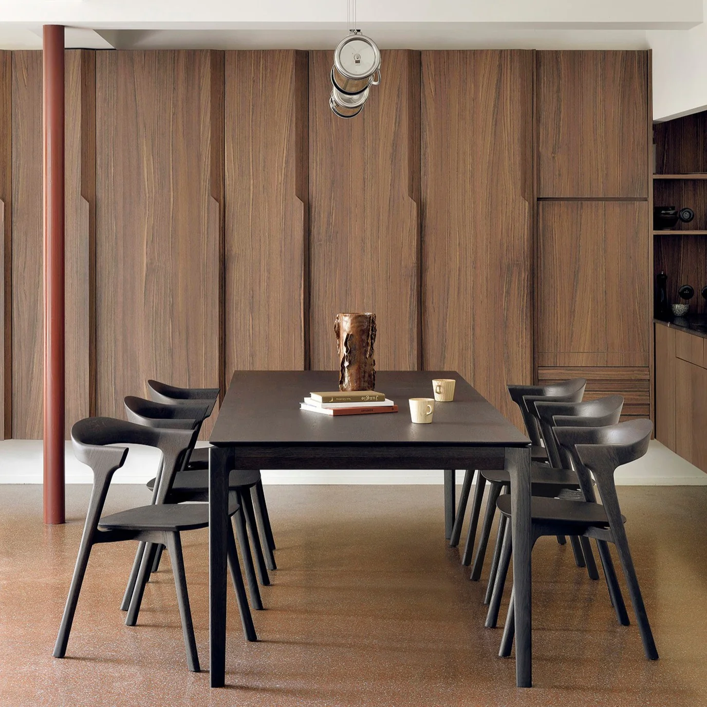 Bok Solid Brown Oak Dining Table, 87" - Image 2