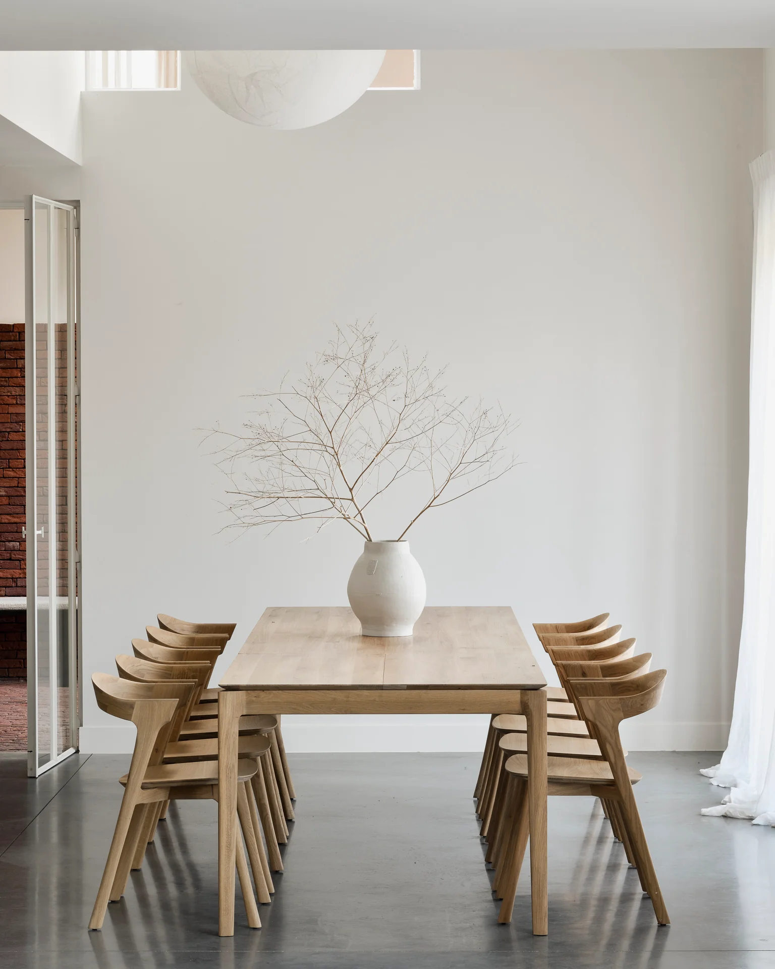 Bok Extendable Solid Oak Dining Table, Rectangular - Image 2