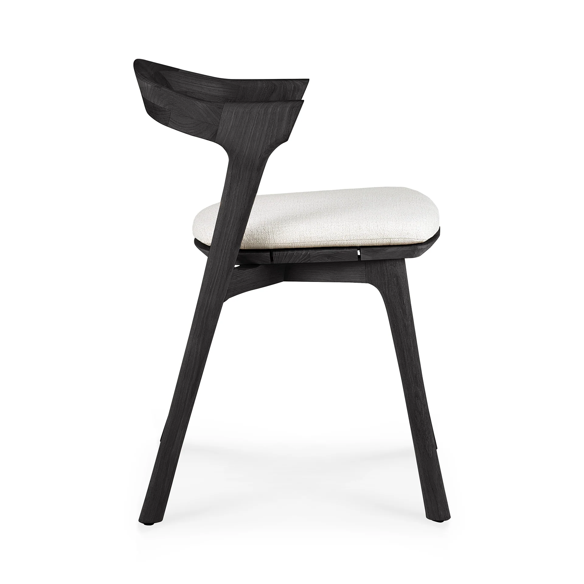 Bok Outdoor Dining Chair Cushion, Off White Fabric - Image 4
