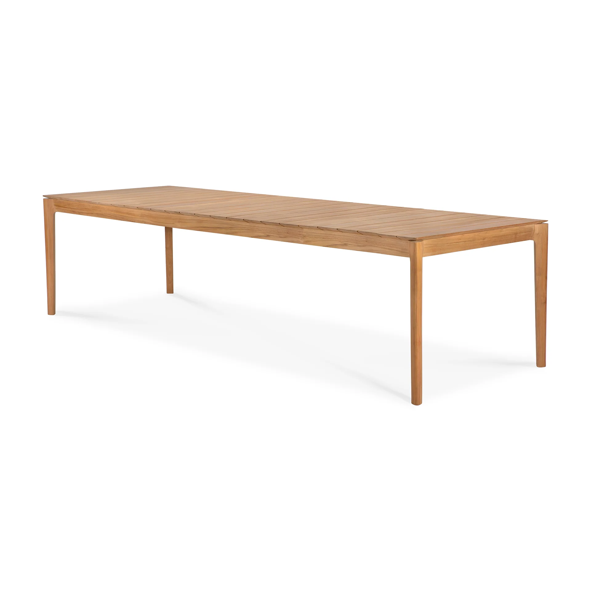 Bok Solid Teak Outdoor Dining Table, 118" - Image 5