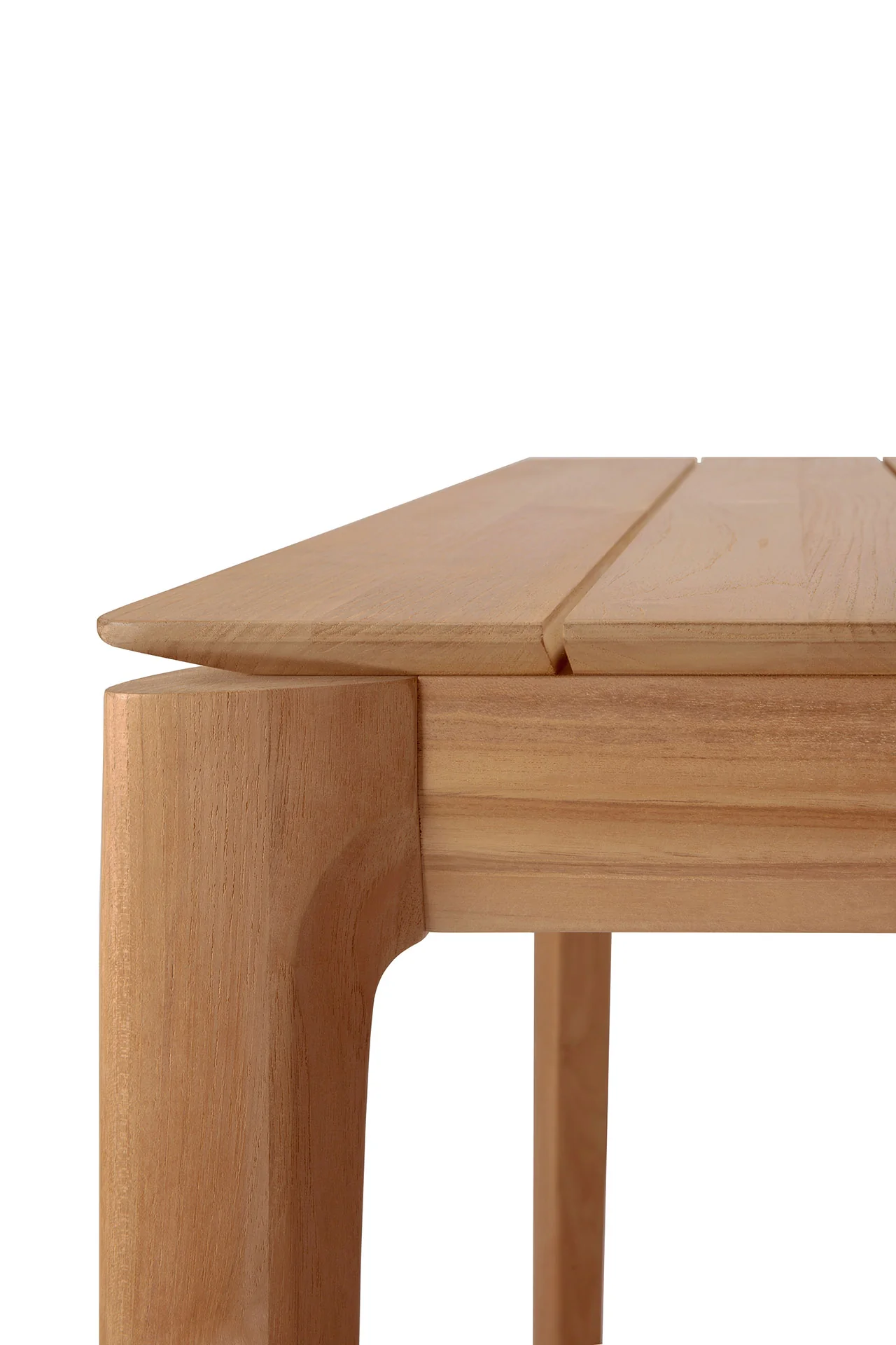 Bok Solid Teak Outdoor Dining Table, 118" - Image 6