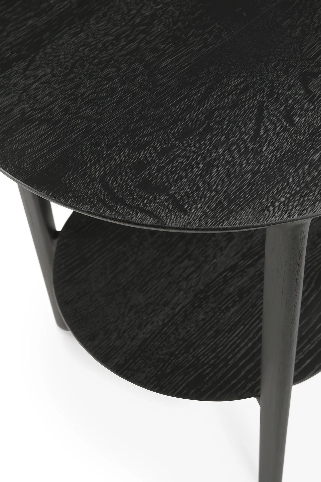 Bok Solid Black Oak Side Table - Image 10