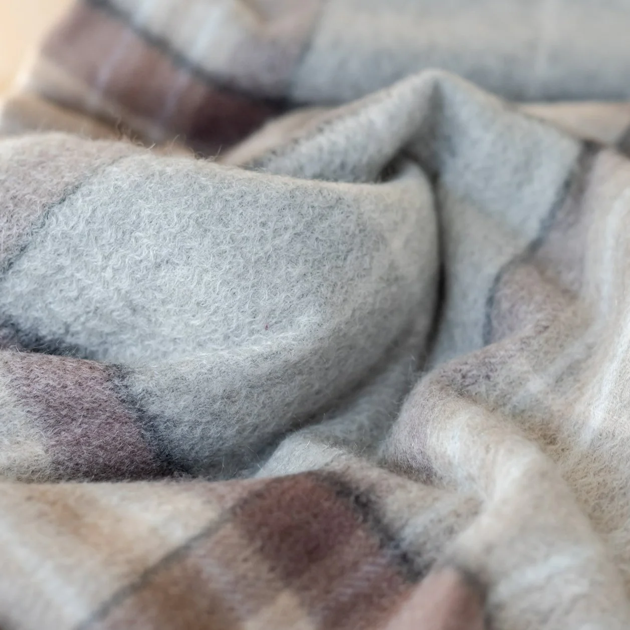 Cashmere Knee Blanket in Mackellar Tartan - Image 3