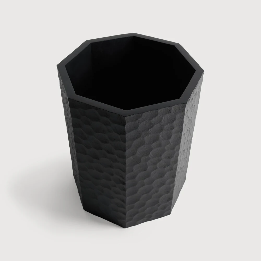 Chopped Mahogany Paper Basket - Image 3