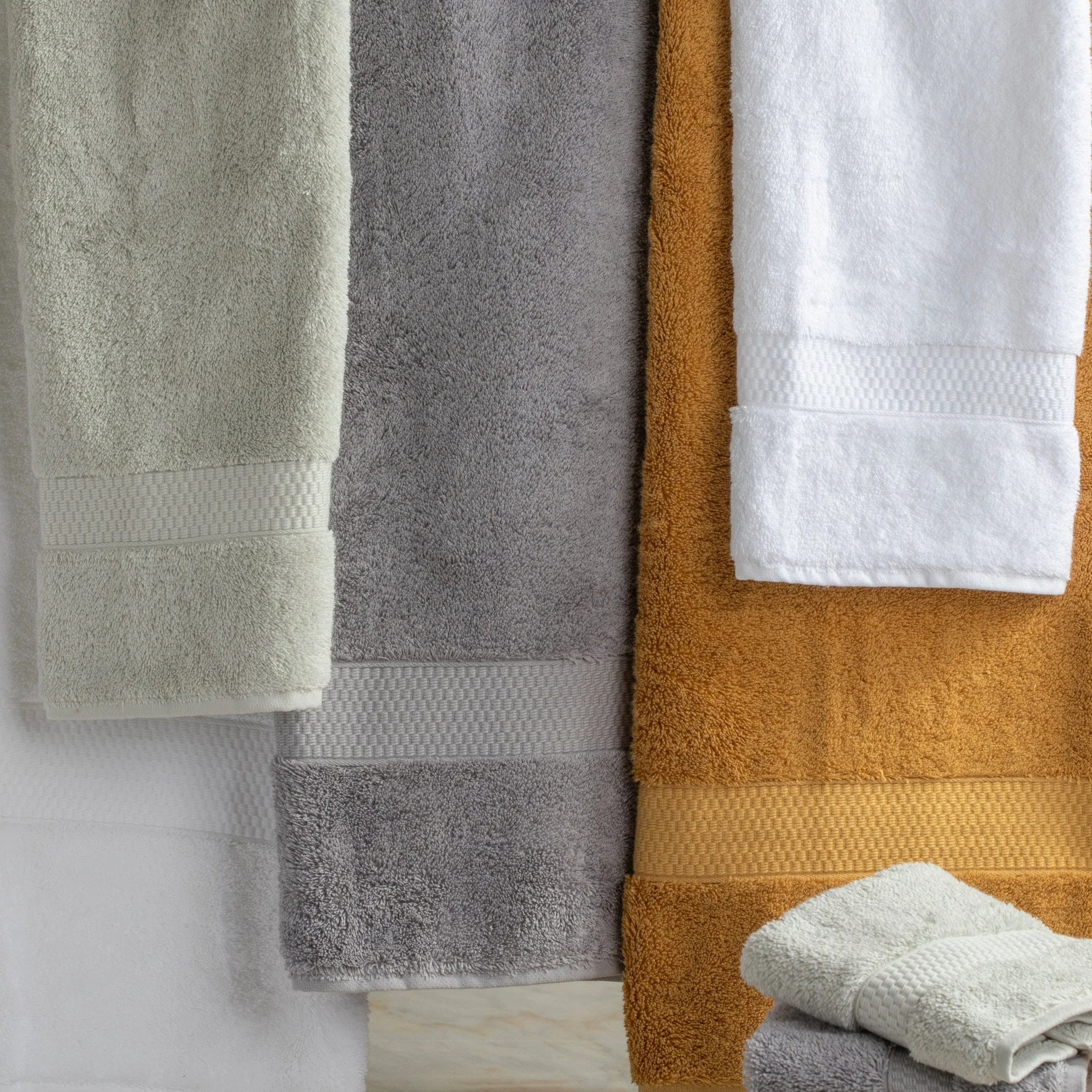 City Bath Towel, Pearl - Image 4