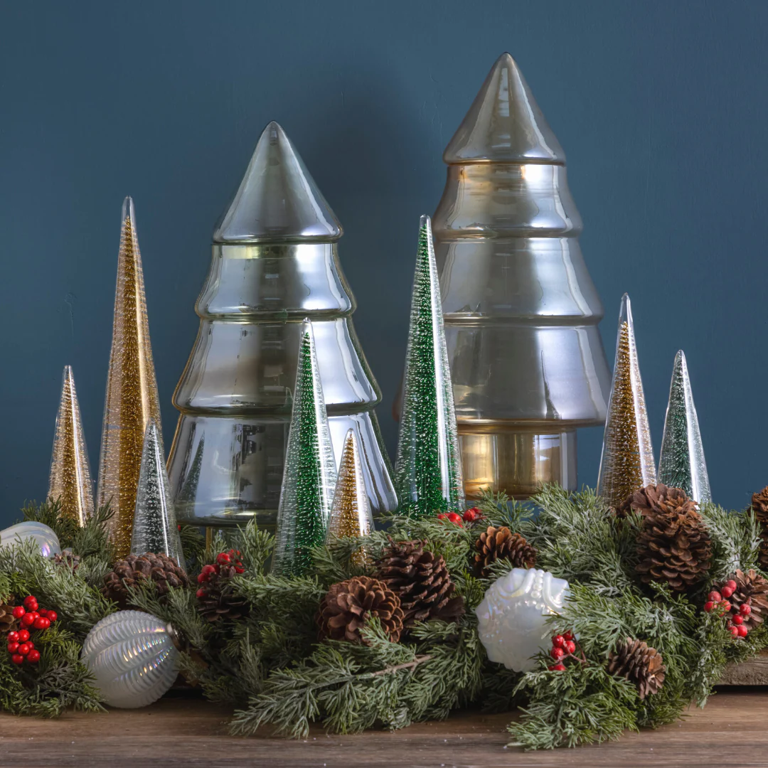 Modern Tree with Champagne Glitter, Large - Image 9