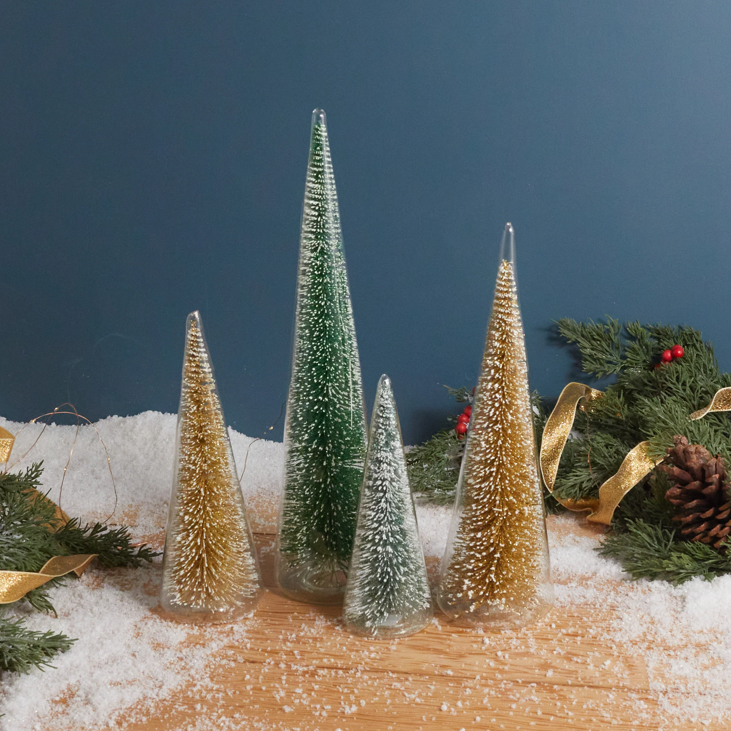 Modern Tree with Champagne Glitter, Medium - Image 2