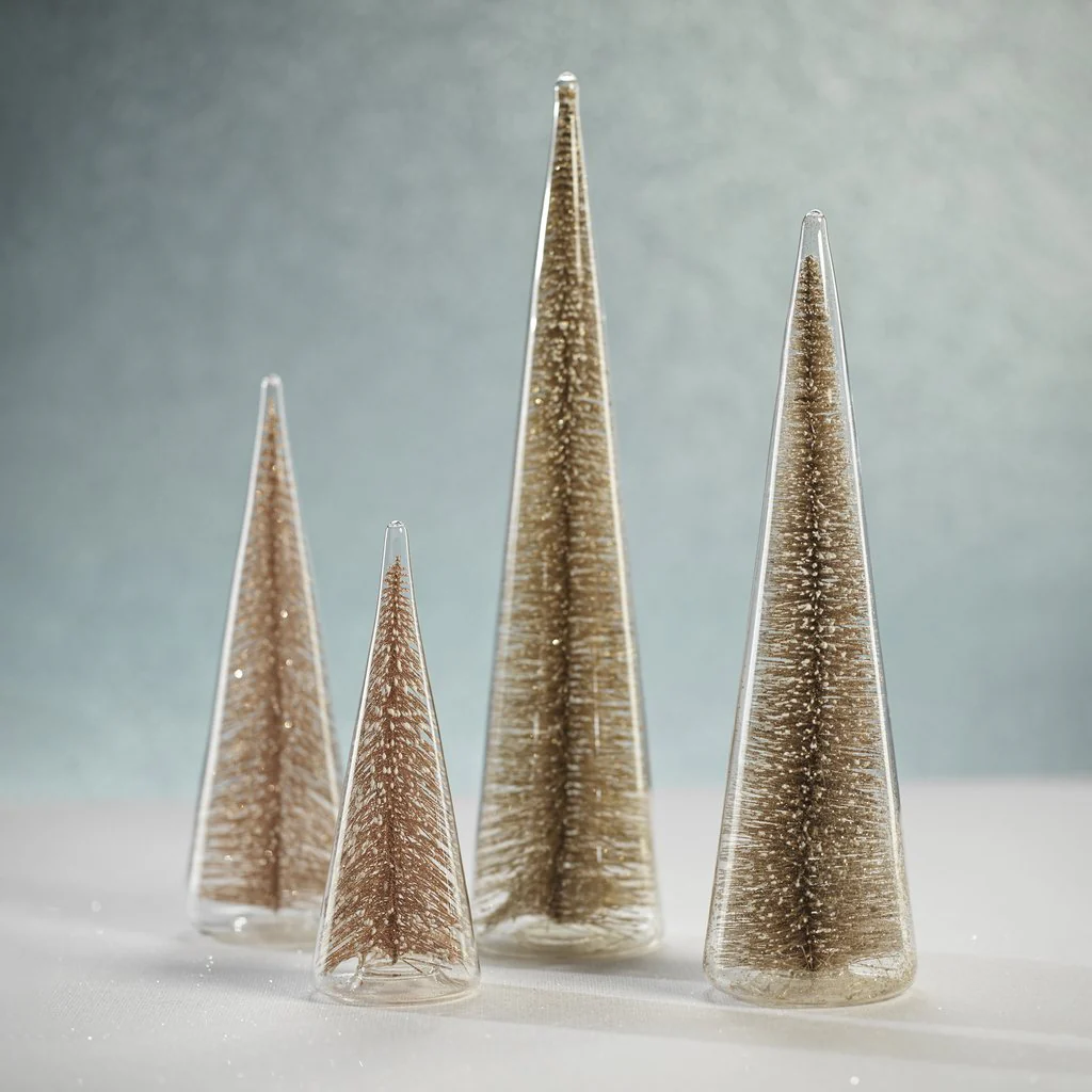 Modern Tree with Champagne Glitter, Medium - Image 6