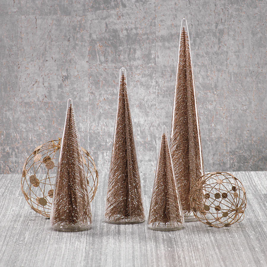Modern Tree with Champagne Glitter, Medium - Image 7