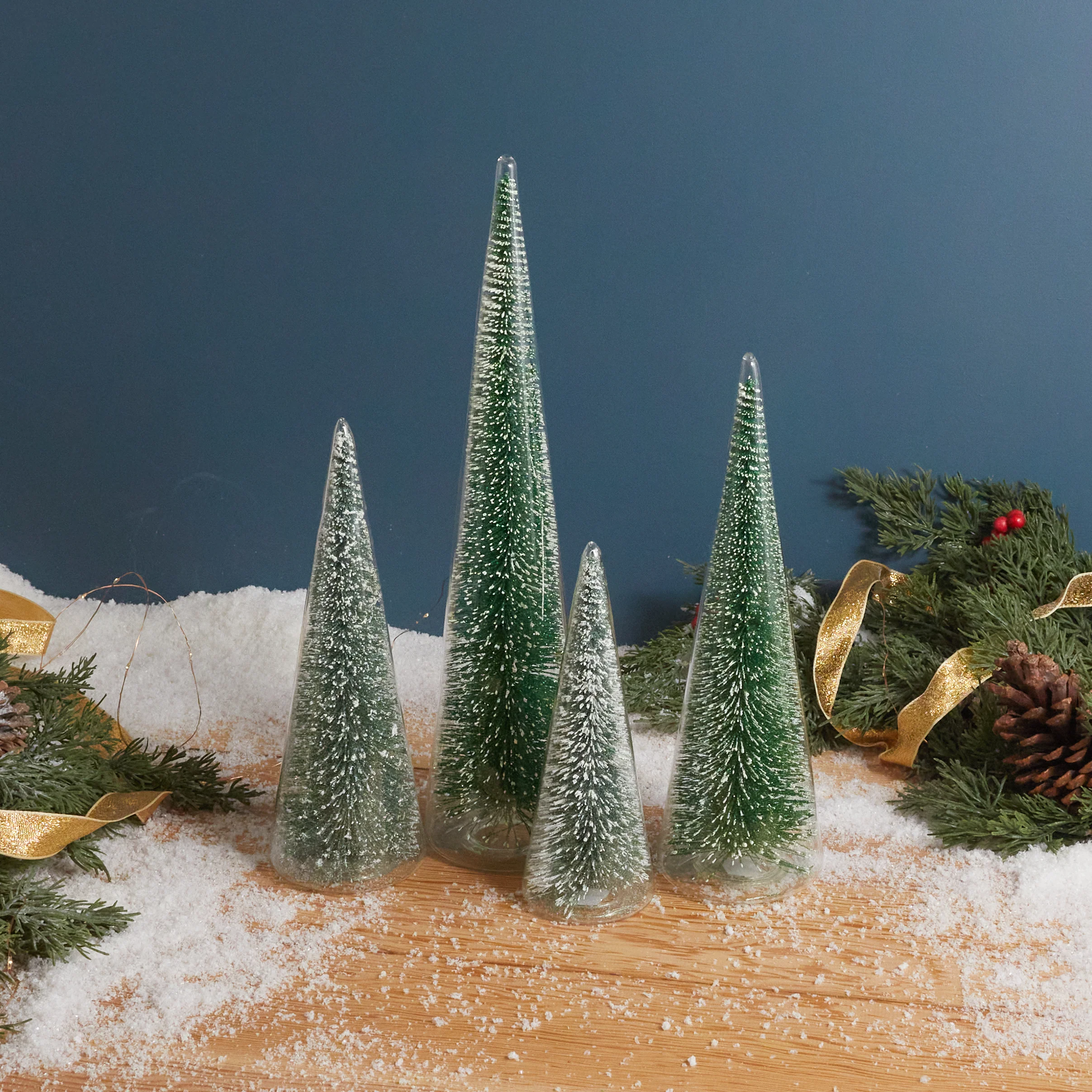 Modern Tree with Green Glitter, Large - Image 2