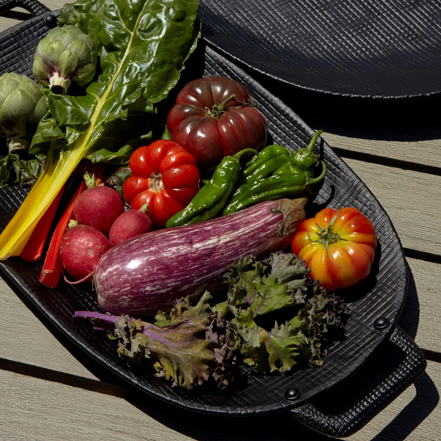 Wallis Aluminum Tray with Handles - Image 3