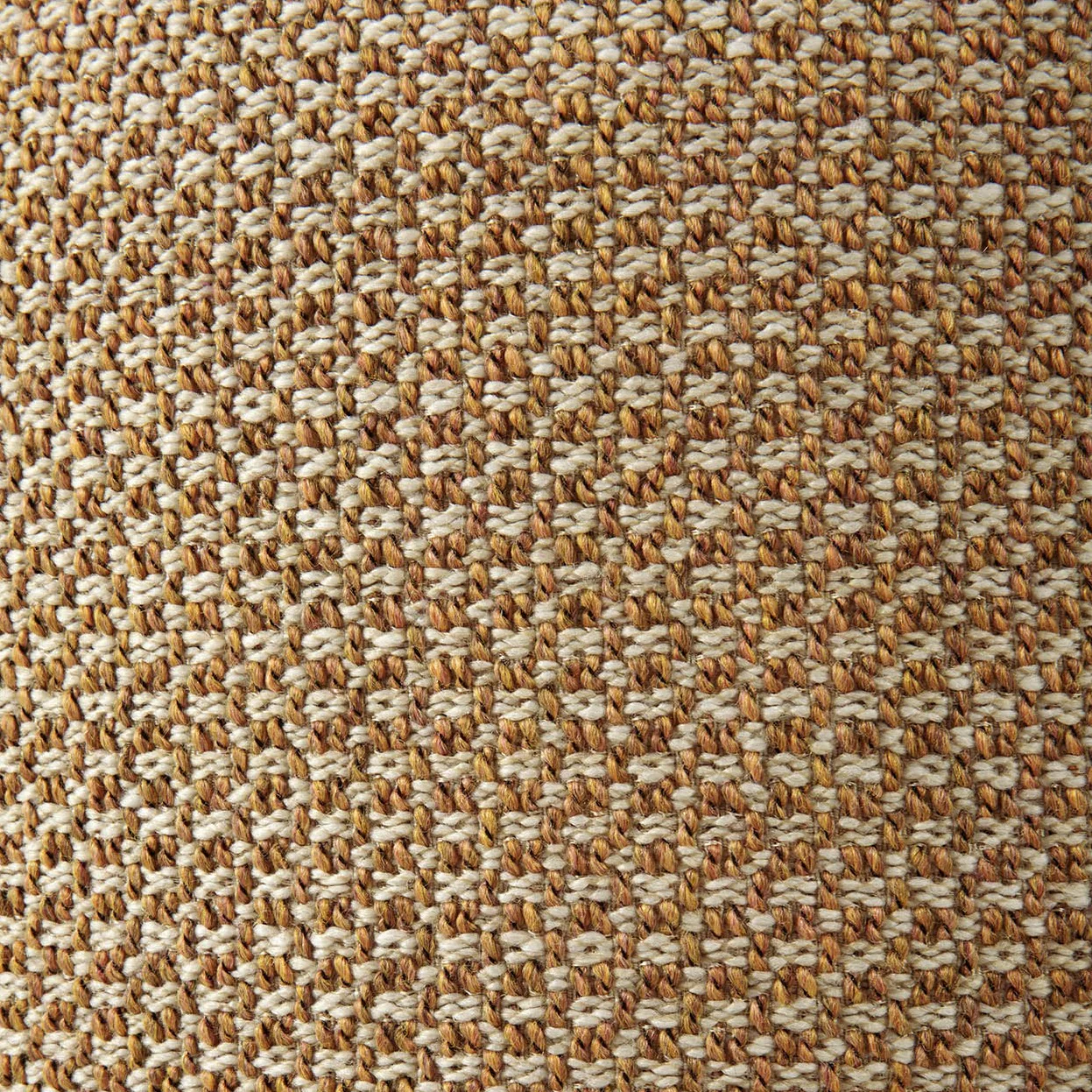 Donut Outdoor Pouf, Marsala Check Fabric - Image 5