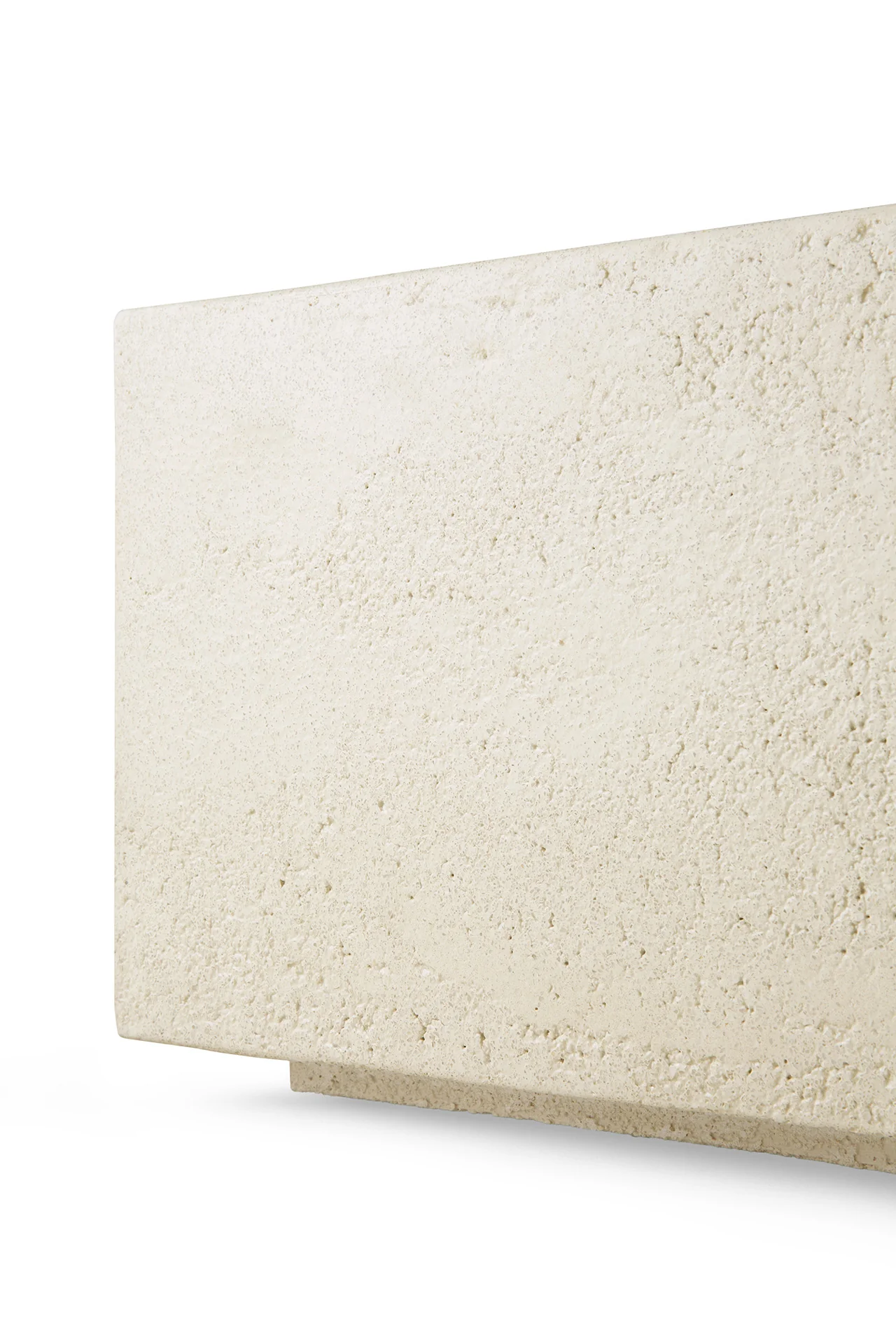 Elements Rectangular Micro-cement Coffee Table, Off White - Image 7