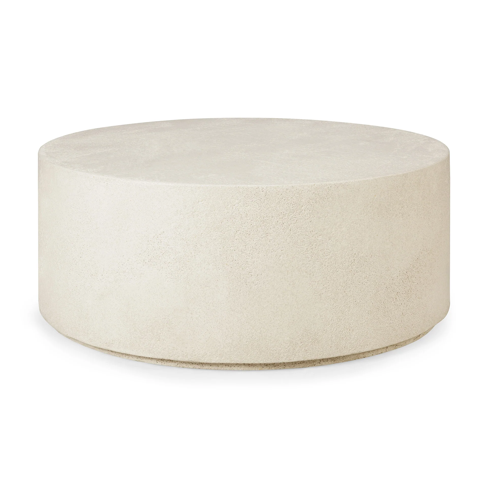 Elements coffee table - Microcement - Off White - round - Image 4