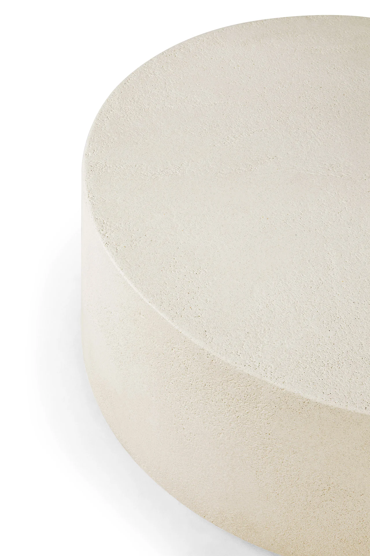 Elements coffee table - Microcement - Off White - round - Image 6