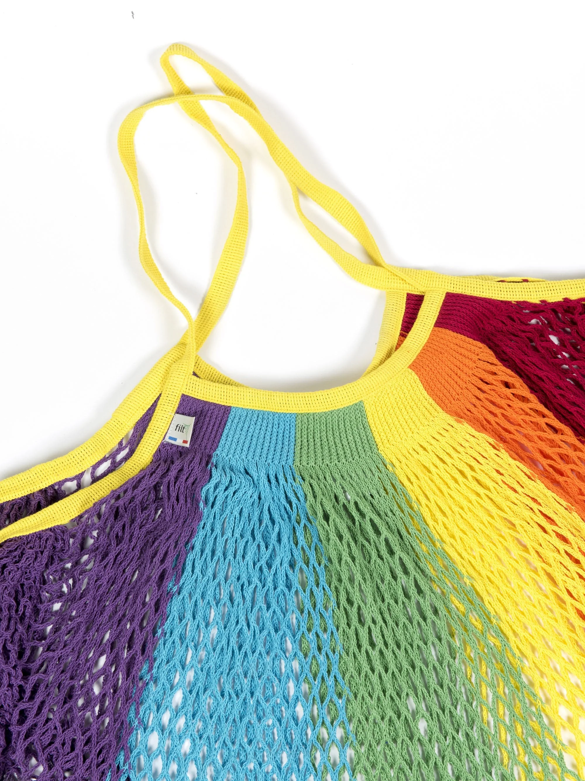Filt Rainbow Cotton Shopper Large..-230RAINBOW - Image 2