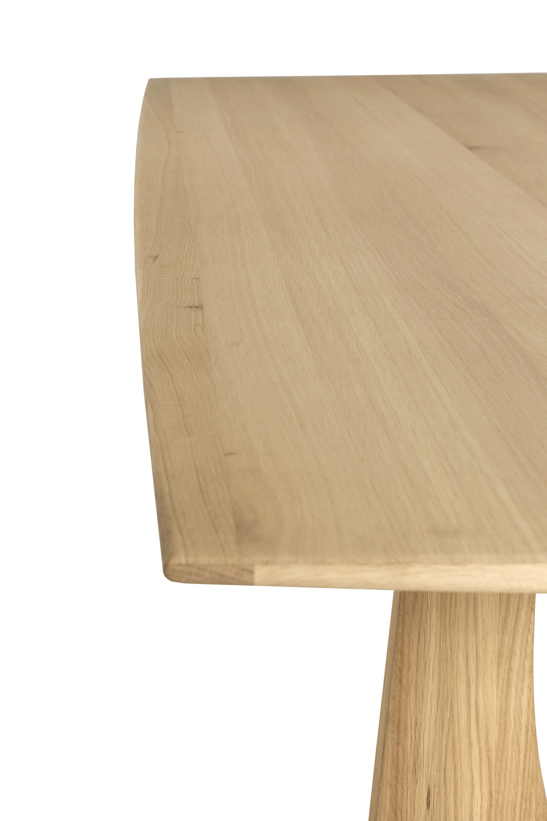 Geometric Oak Dining Table, 87" - Image 6