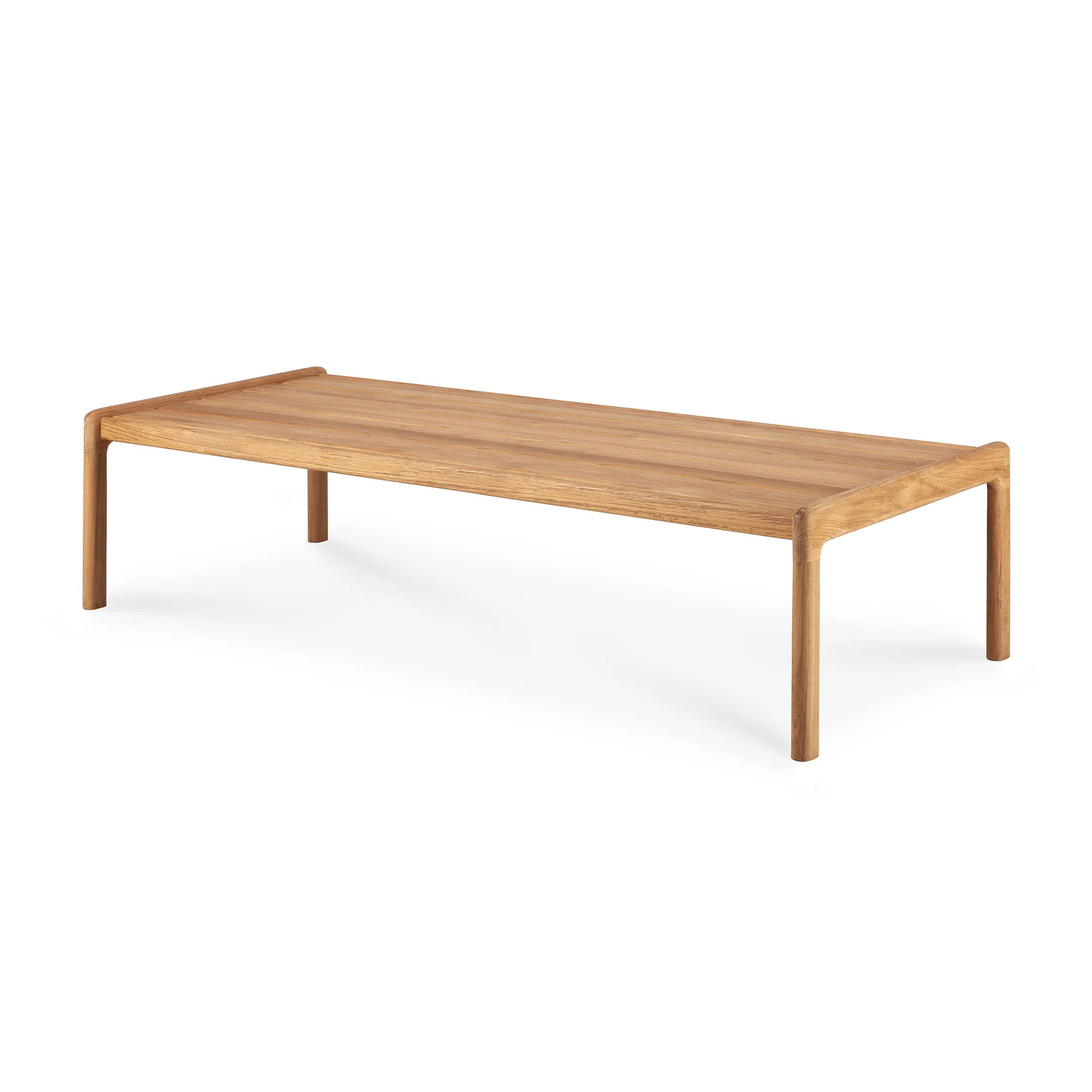 Jack Solid Teak Outdoor Coffee Table, 59.5" - Image 4