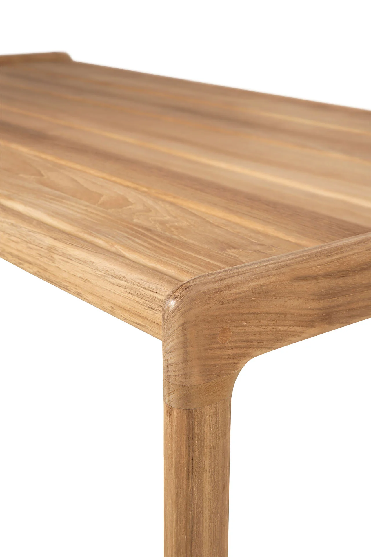 Jack Solid Teak Outdoor Coffee Table, 59.5" - Image 6