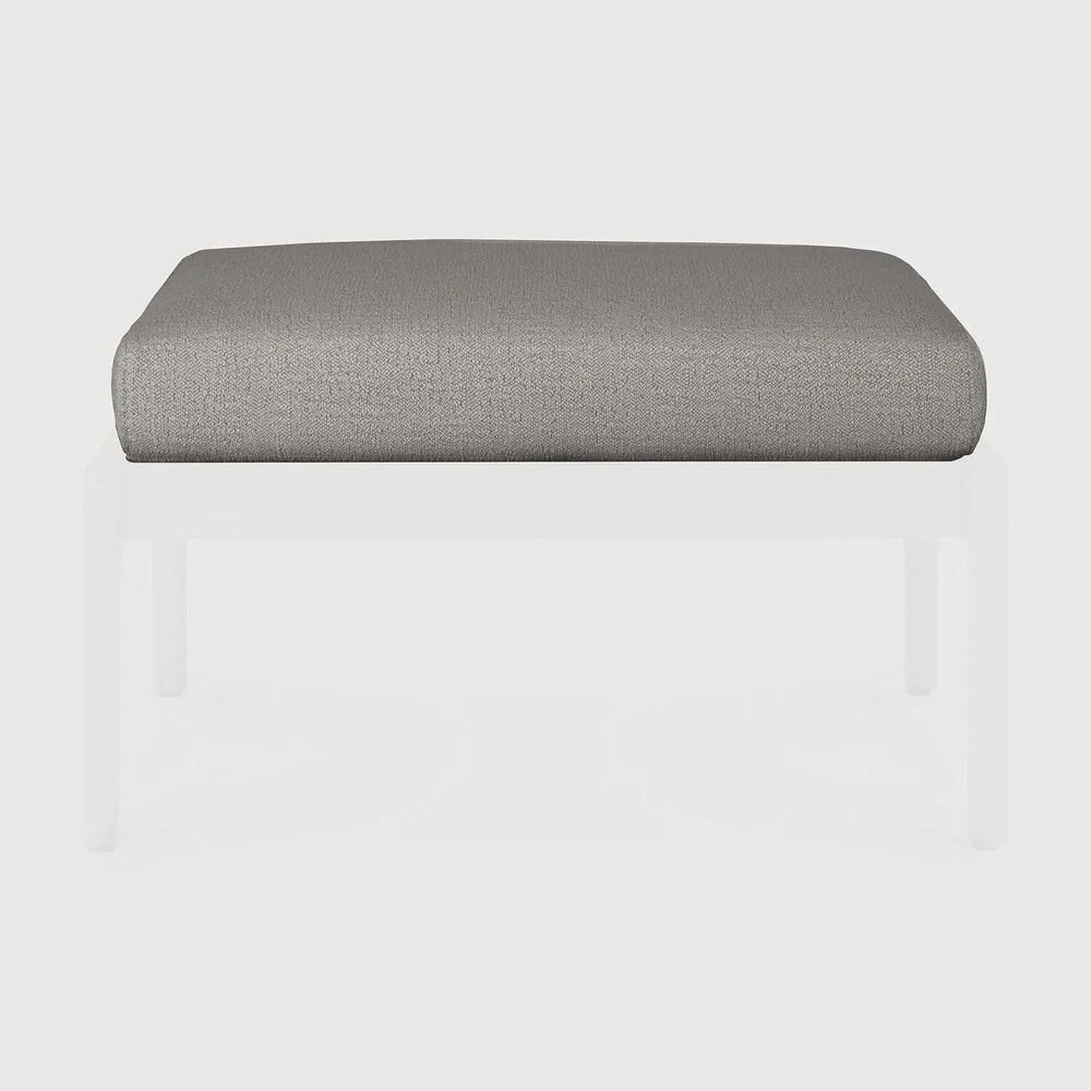 Jack Outdoor Footstool Cushion, Mocha Fabric