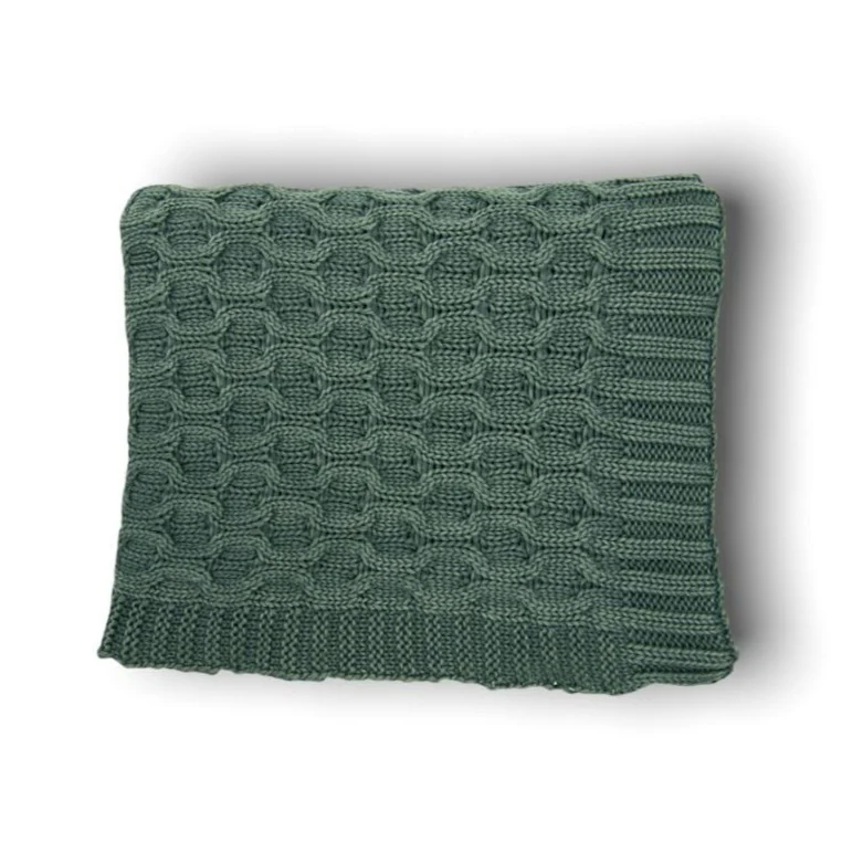 Belmont Throw, Washed Green - Image 4