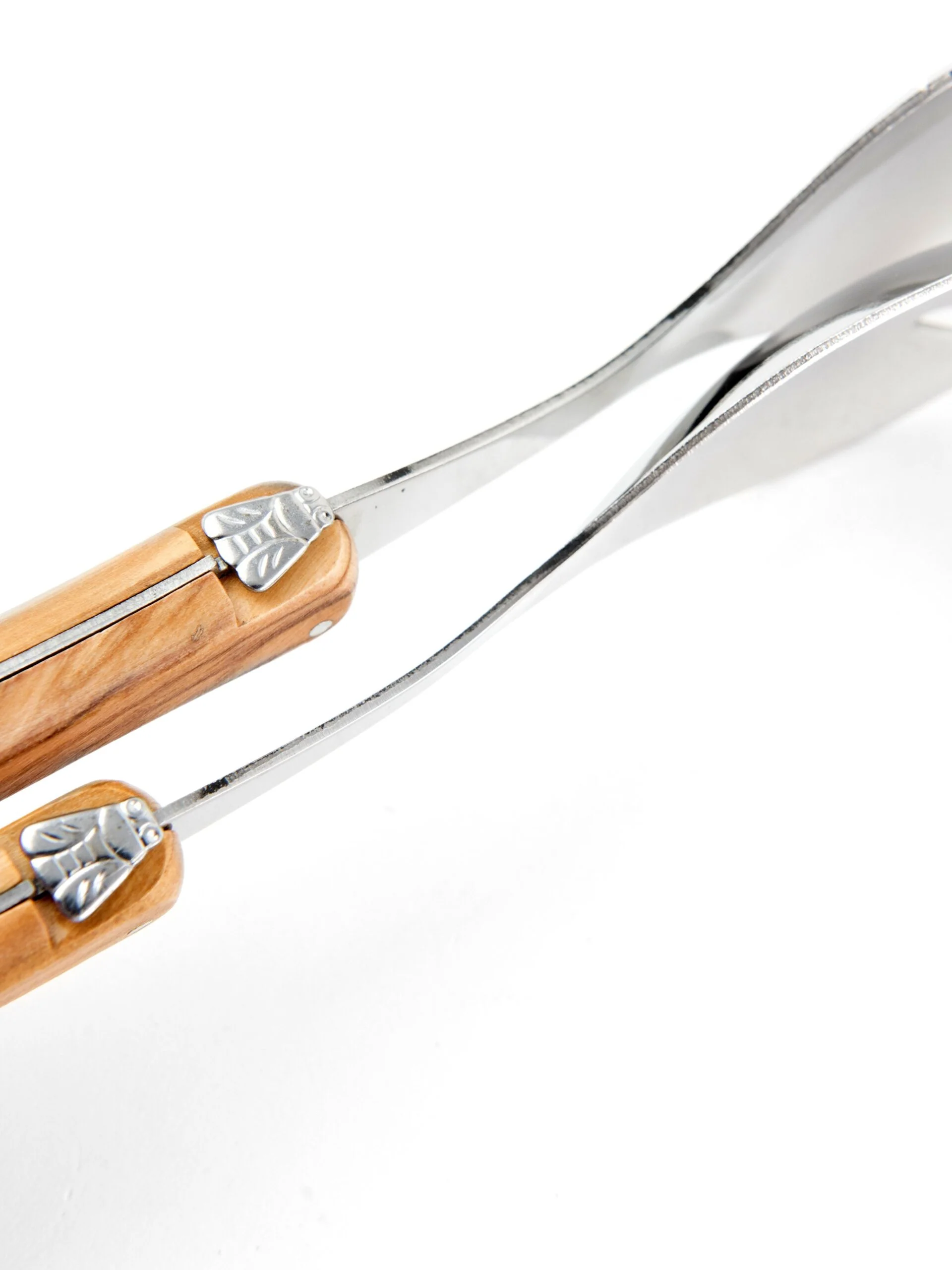 Laguiole Salad Serving Set Olivewood, in wooden box - Image 4