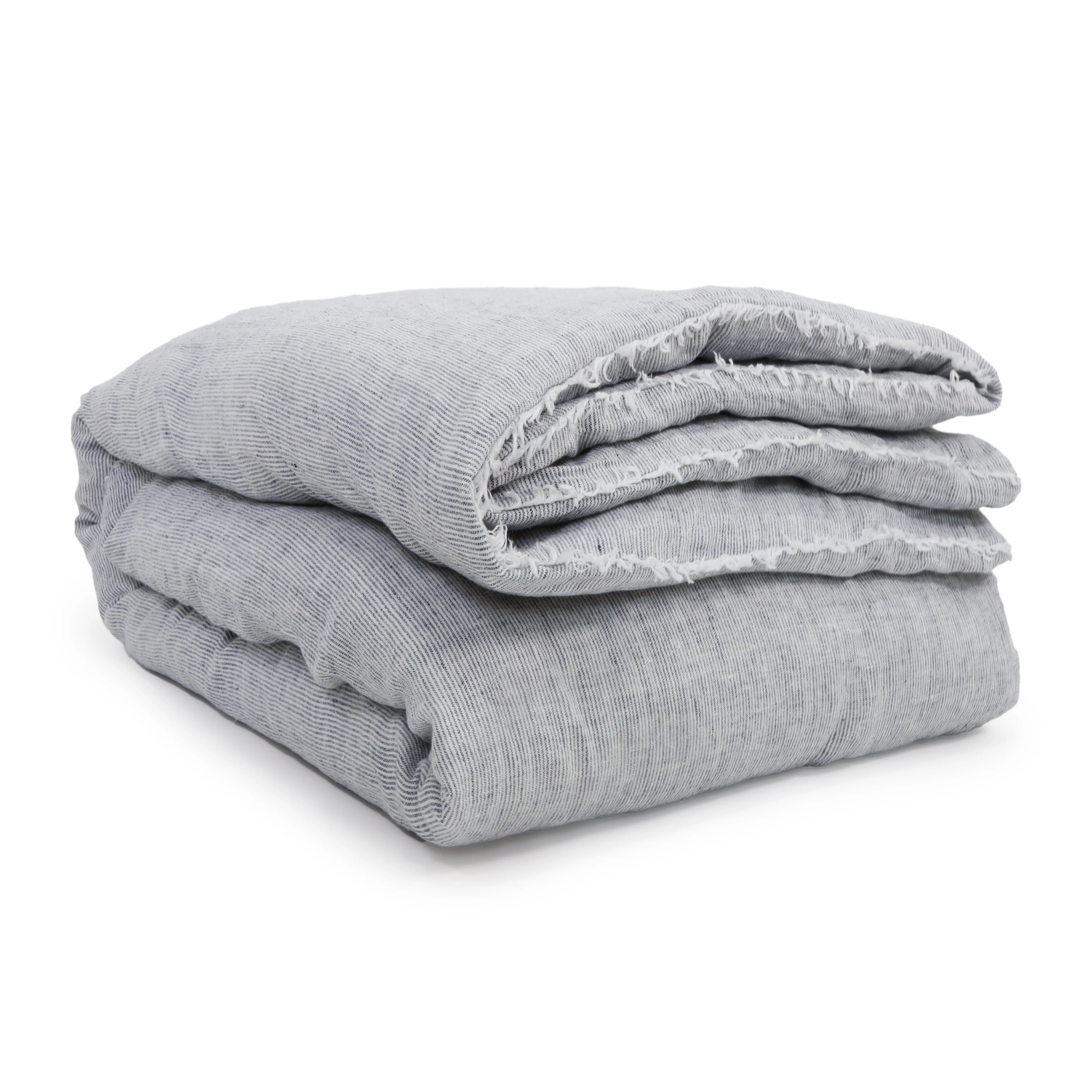 Logan King Duvet, Navy - Image 11