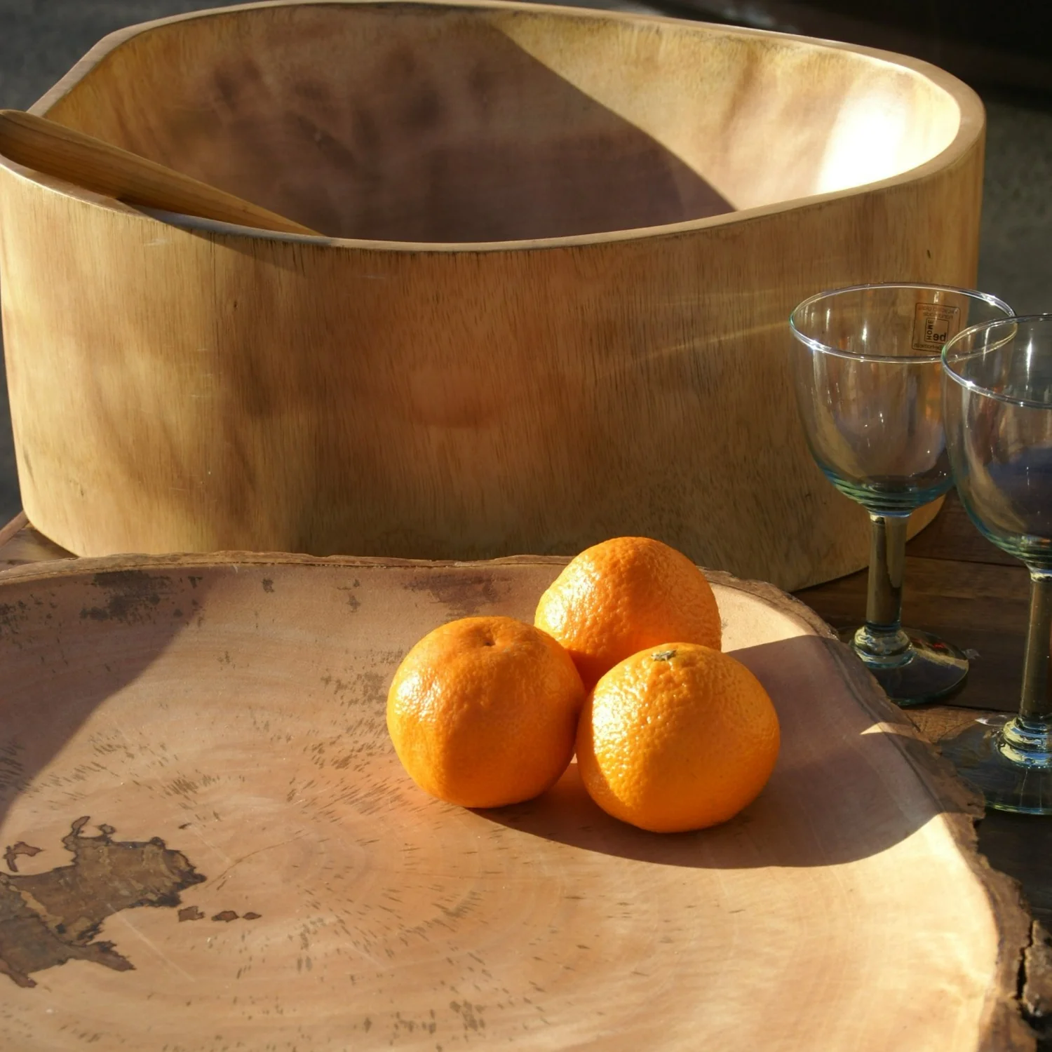 Kiln Mango Wood Bowl, Extra Large - Image 2