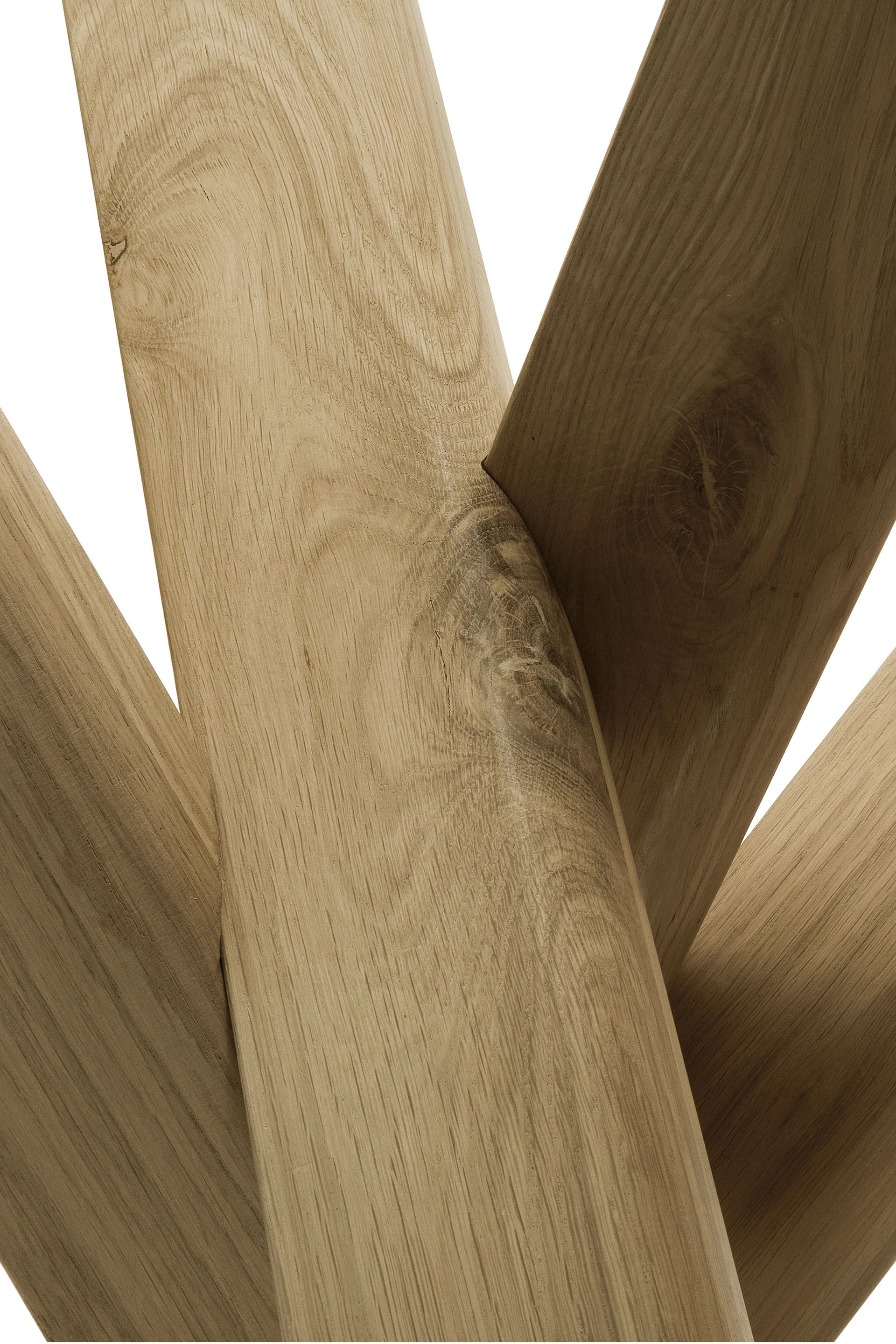 Mikado Solid Oak Side Table - Image 4