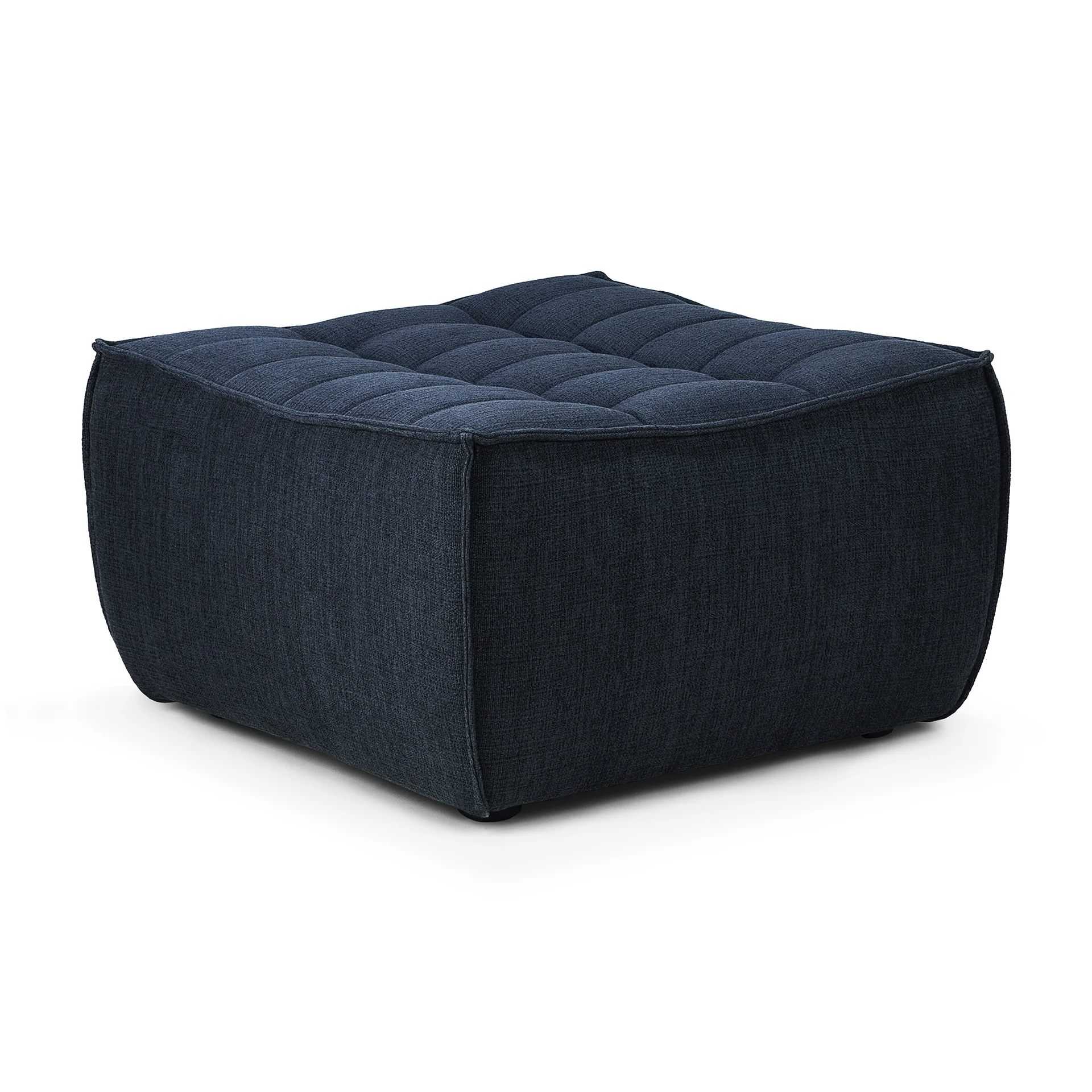N701 Eco Fabric Footstool, Graphite - Image 5