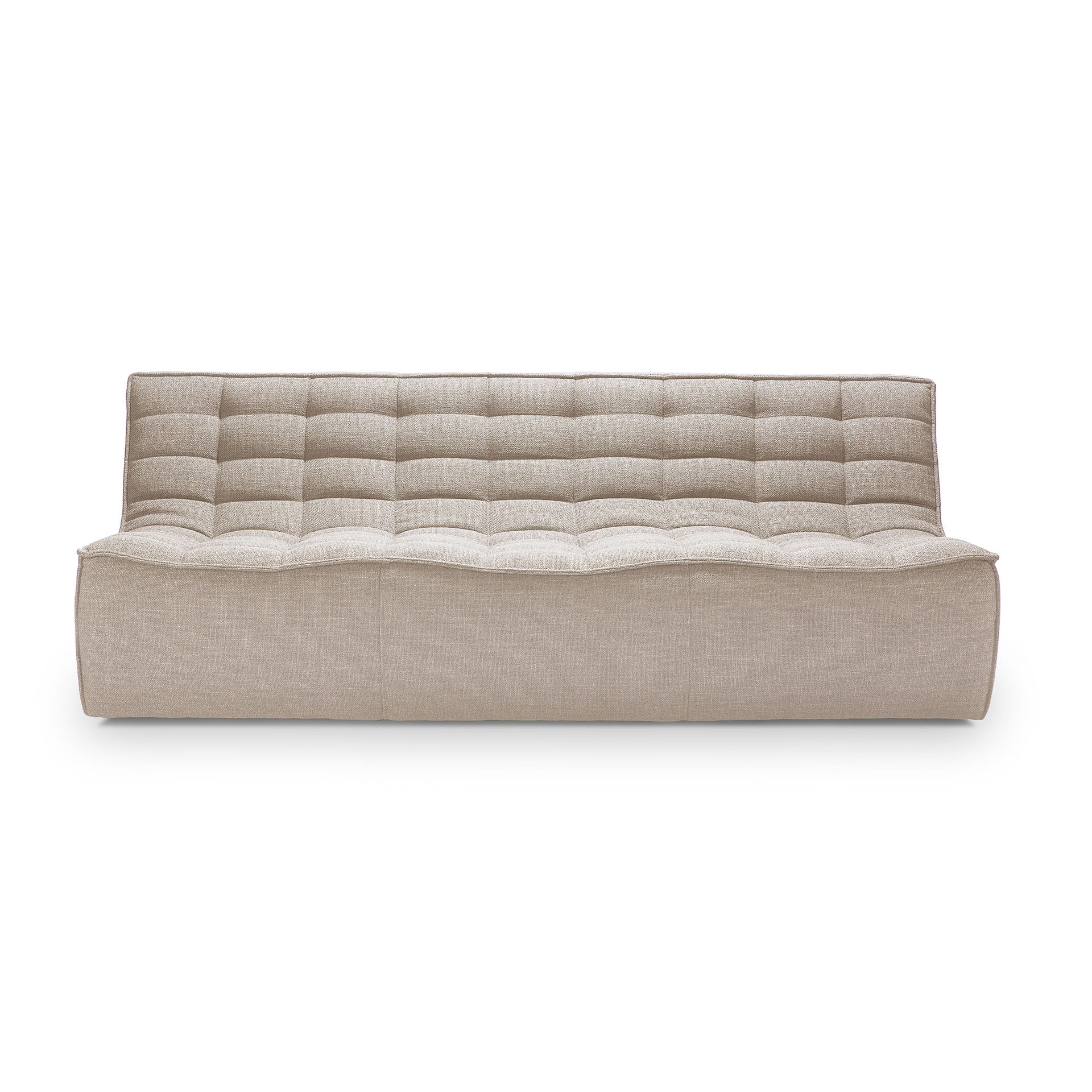 N701 3 Seater Sofa, Beige - Image 4