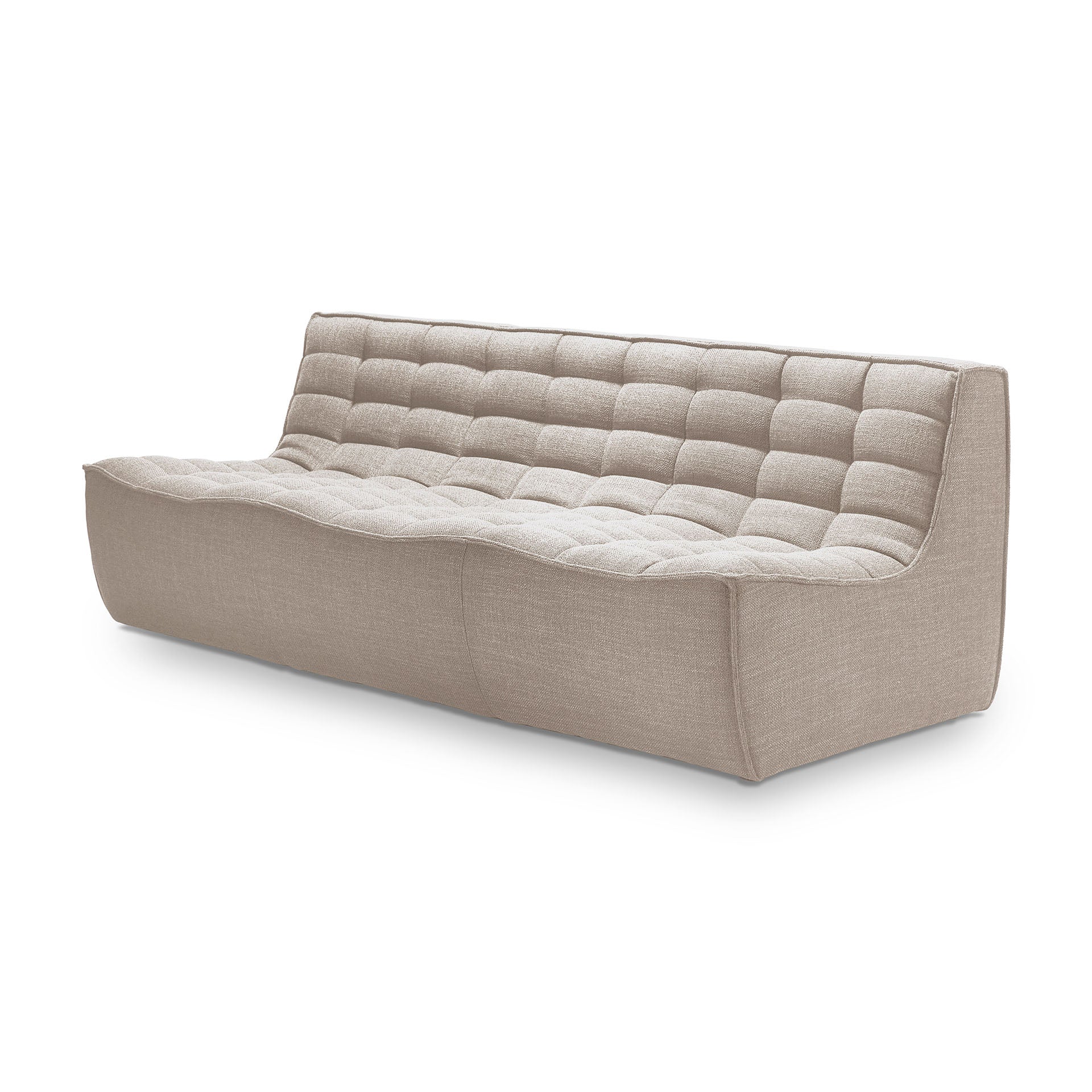 N701 3 Seater Sofa, Beige - Image 5