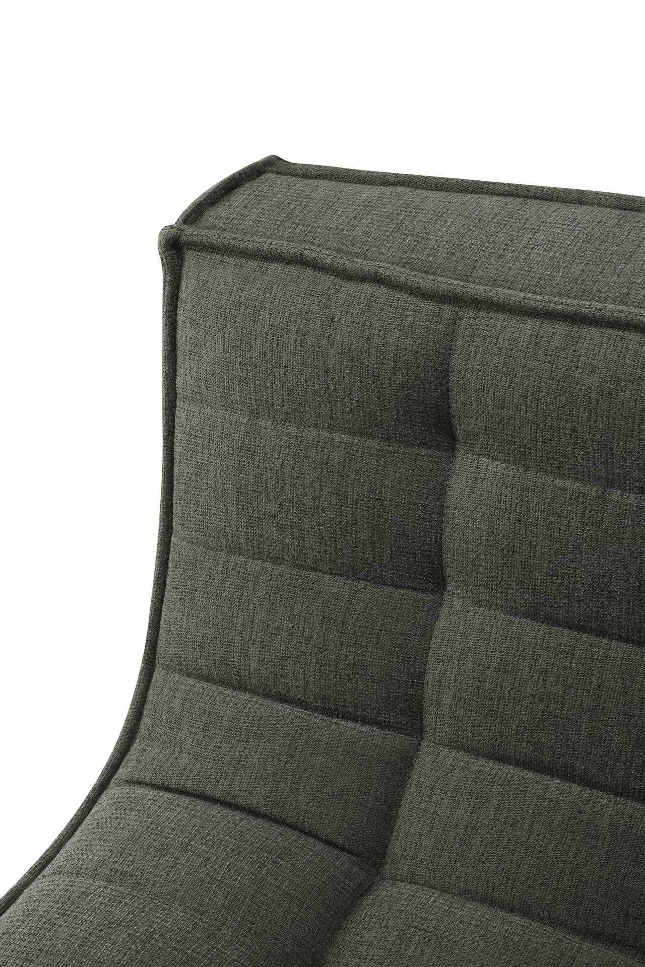 N701 2 Seater Eco Fabric Sofa, Moss - Image 9