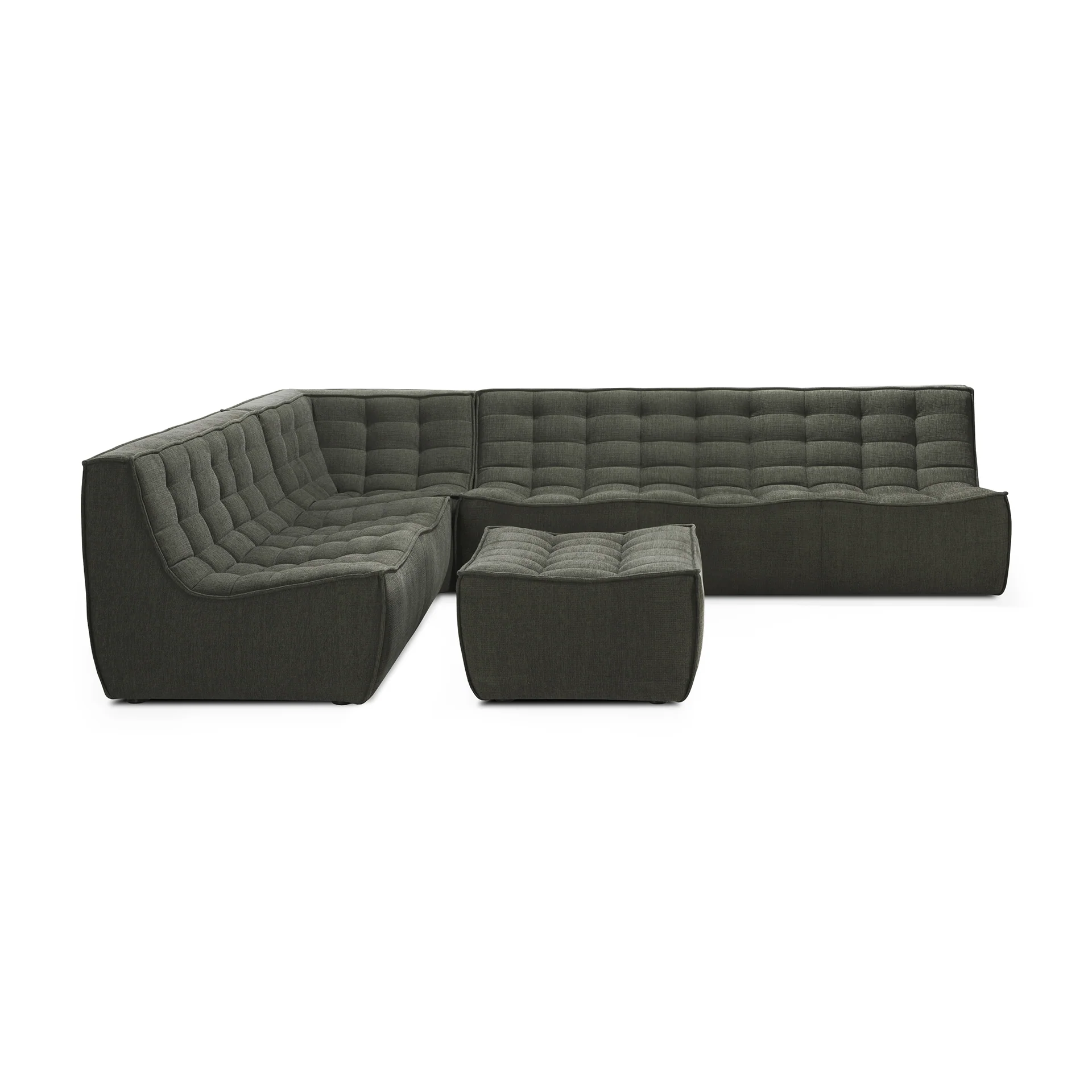 N701 Corner Sofa, Moss - Image 12