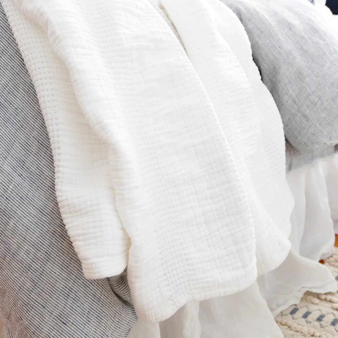 Nantucket King Sham, White - Image 2