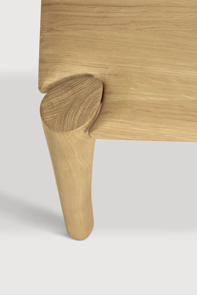 PI Solid Oak Bench, 50" - Image 5