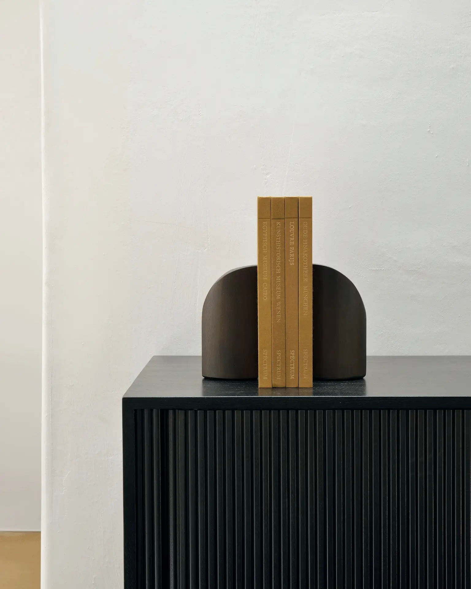Pi Dark Brown Mahogany Bookends, Set Of 2 - Image 4