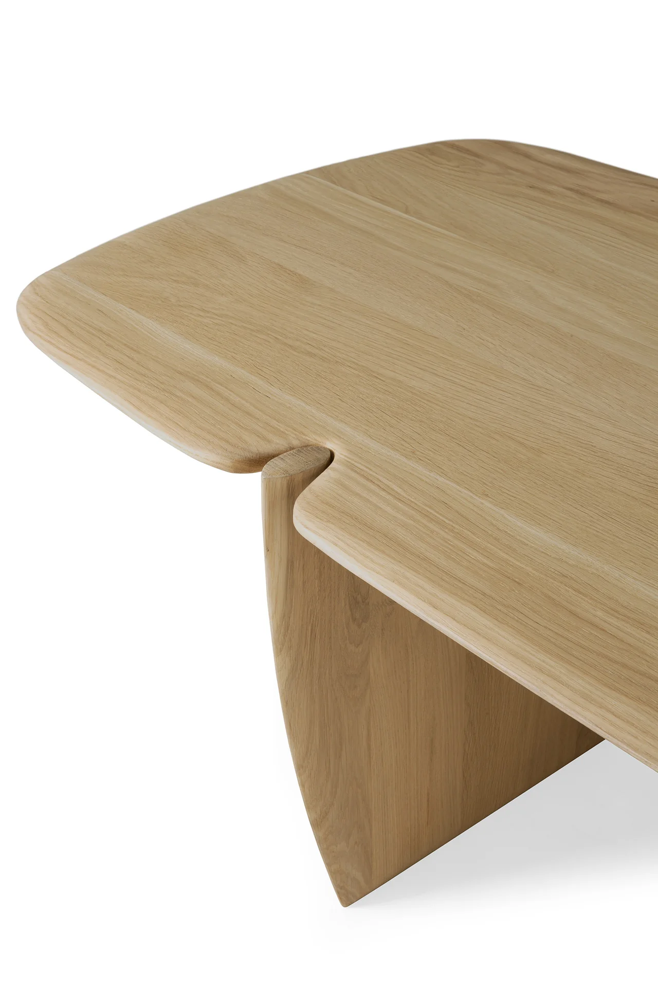 PI coffee table - varnished oak - rectangular - Image 6