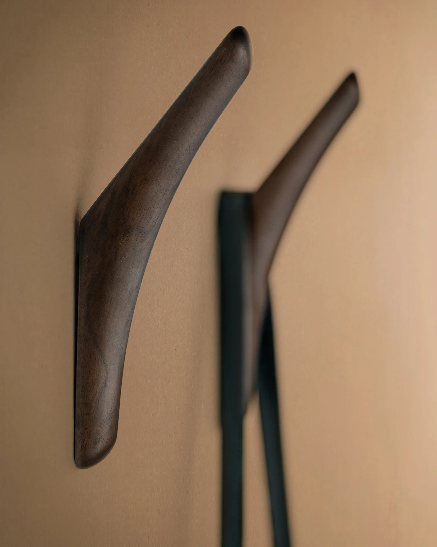 Pi Wall Hanger, Set Of 2, Dark Brown - Image 3