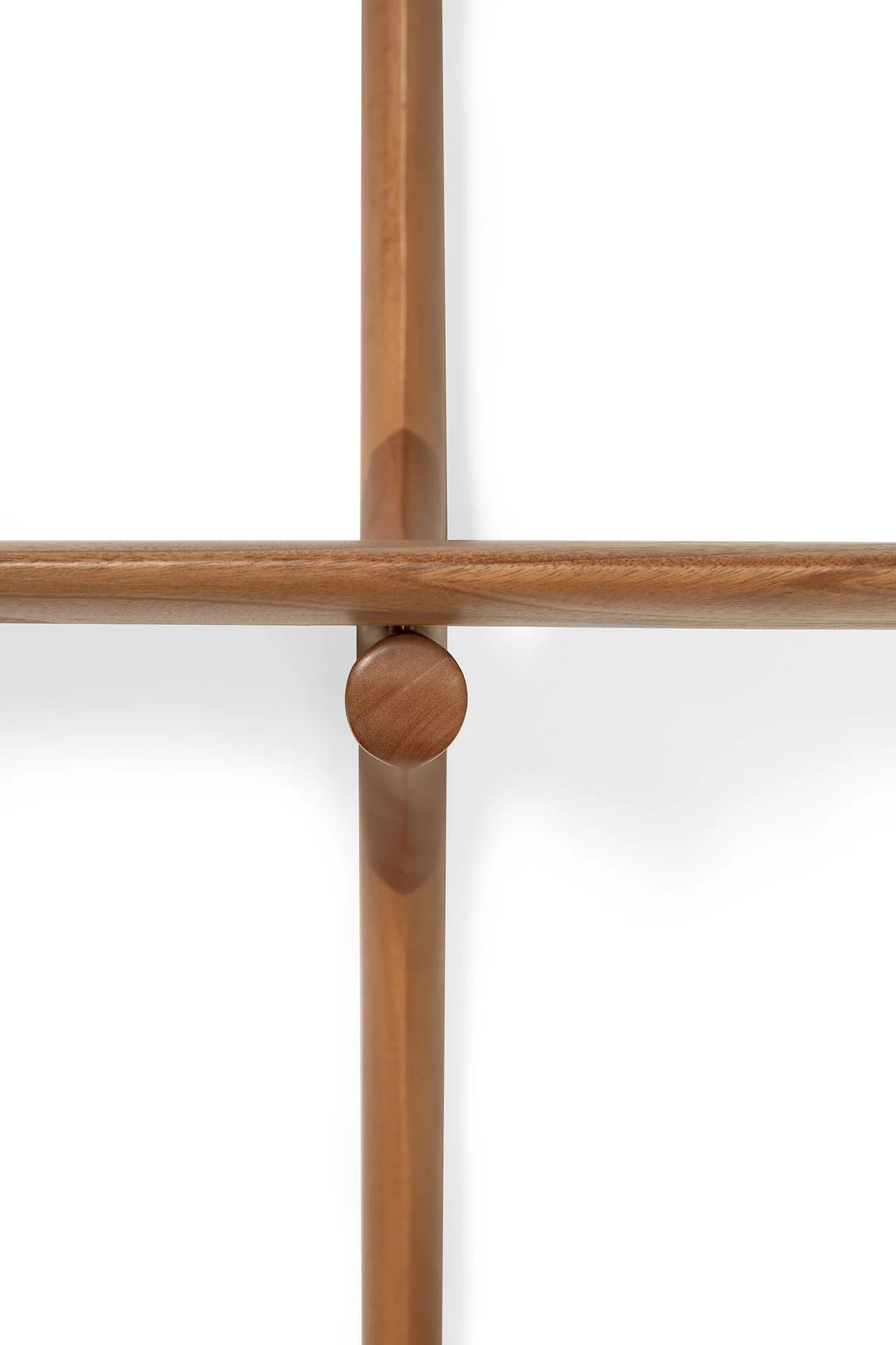 Pi Mahogany Wall Shelf, 2 Shelves - Image 7